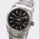 Rolex Sky-Dweller Unworn Ref 326934 Steel 18KWG Bezel Black Dial Rolex Sky-Dweller Unworn Ref 326934 Steel 18KWG Bezel Black Dial